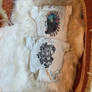 Boho newborn small shop onesie bundle